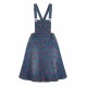 Hell Bunny ● Strawberry Denim Pinafore Dress Promotions