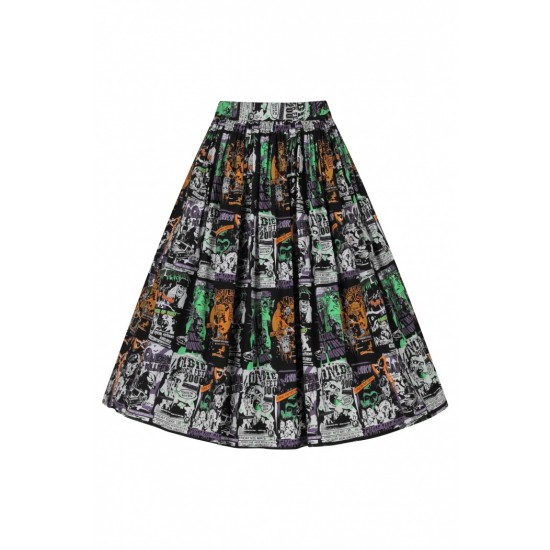 Outlet ● Be Afraid 50's Skirt ● Hell Bunny