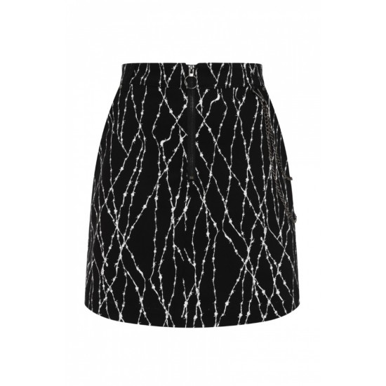 Outlet ● Barbed Wire Mini Skirt ● Hell Bunny